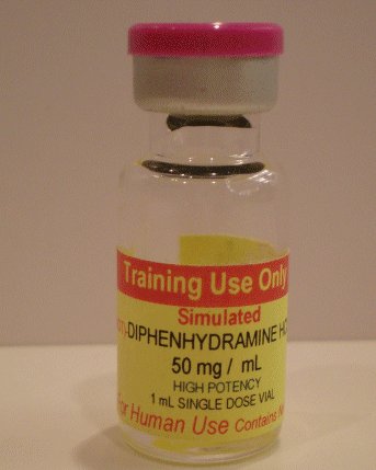 Simulated Diphenhydramine (10 vials/unit)